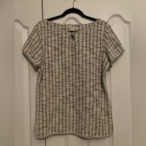 Max Studio Beige pink and Black Blouse